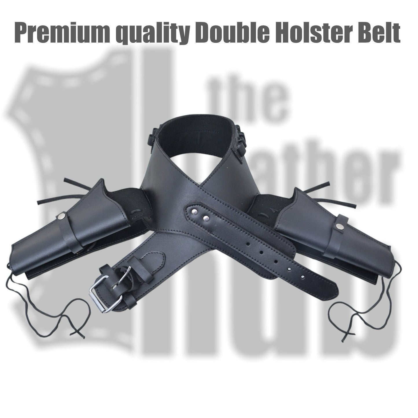 COWBOY GUN REVOLVER HOLSTER BELTS GENUINE LAETHER BROWN TAN BLACK COLOUR UNISEX
