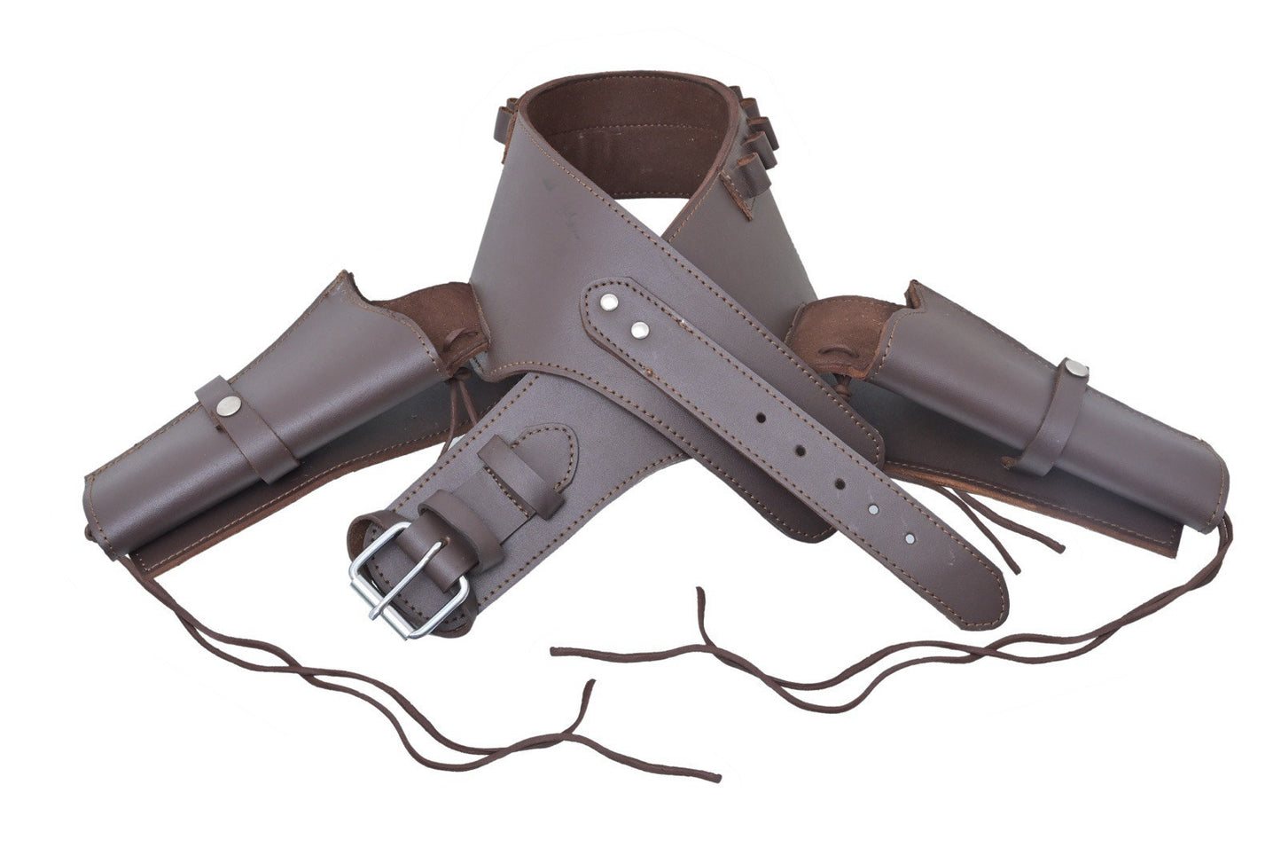 COWBOY GUN REVOLVER HOLSTER BELTS GENUINE LAETHER BROWN TAN BLACK COLOUR UNISEX